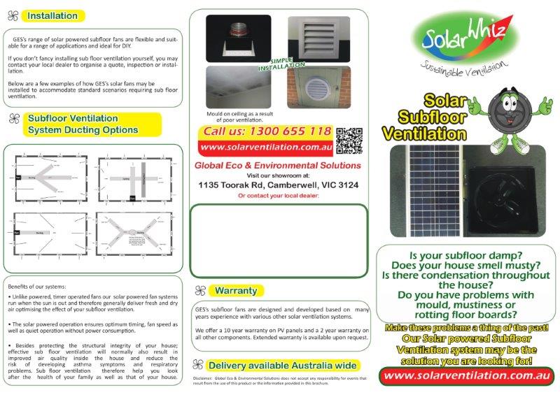 Sub Floor Ventilation System
