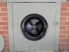 Solar Subfloor Fan Mounted In Door